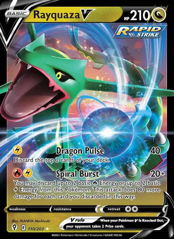 Rayquaza V 110/203 from Evolving Skies