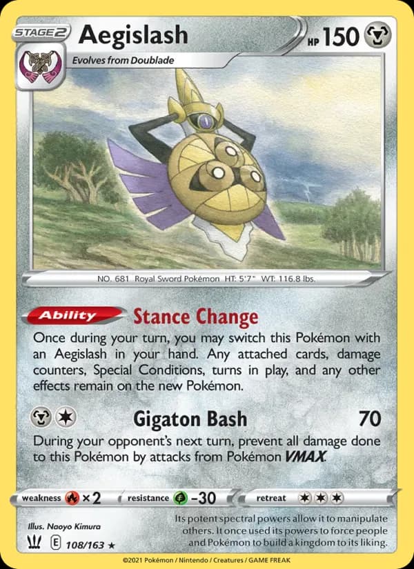 Aegislash 108/163 from Battle Styles