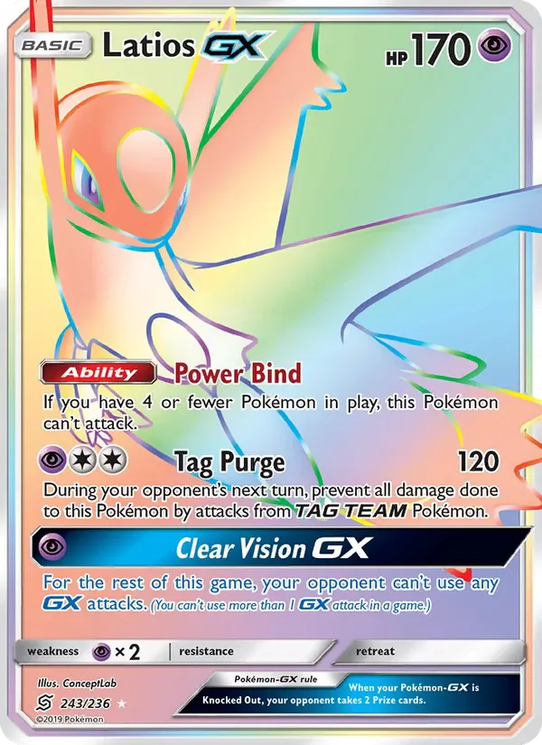 Latios GX 243/236 from Unified Minds