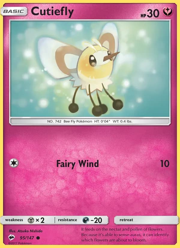 Cutiefly 95/147 from Burning Shadows
