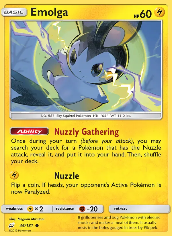 Emolga 46/181 from Team Up