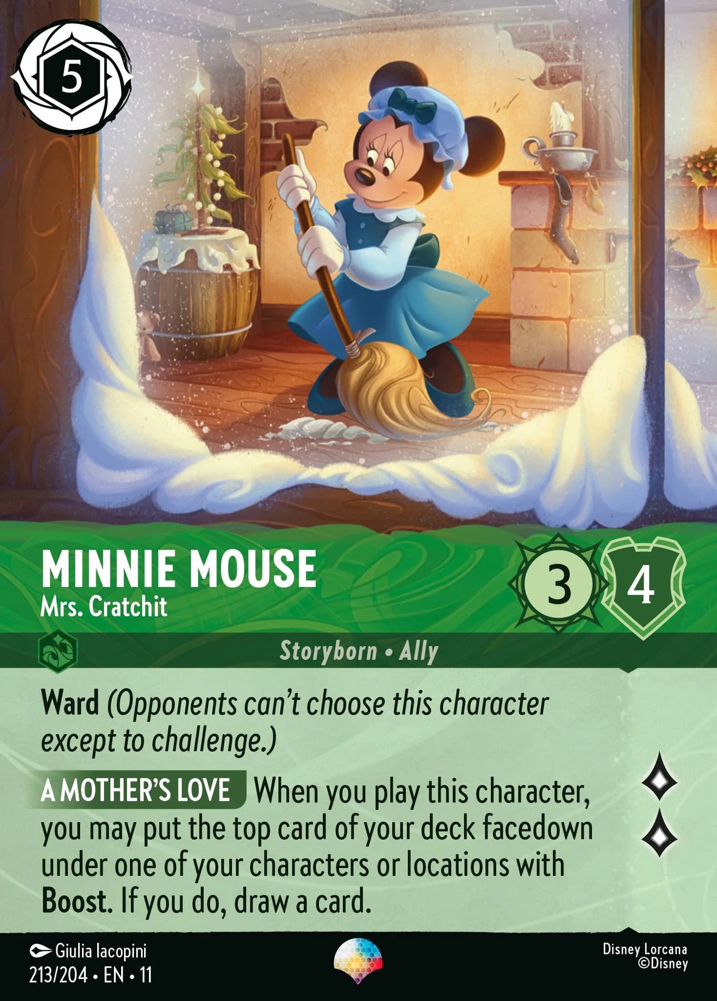 Minnie Mouse - Mrs. Cratchit 213/204 from Winterspell