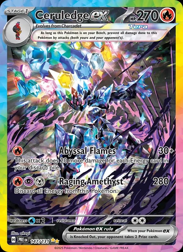 Ceruledge ex 147/131 from Prismatic Evolutions