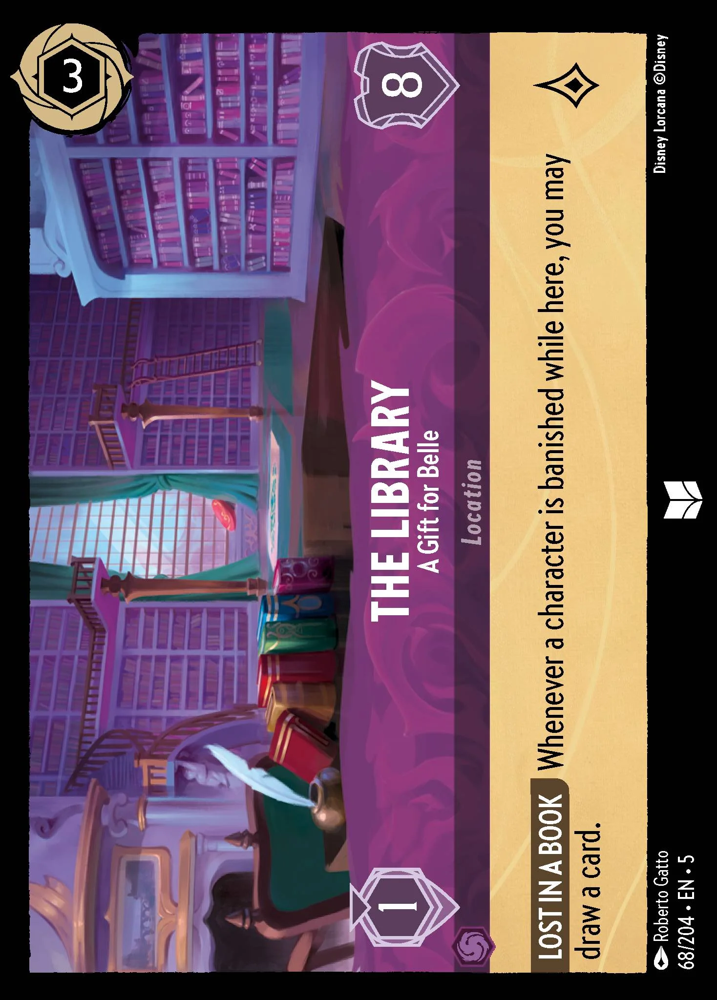 The Library - A Gift for Belle 68/204 from Shimmering Skies