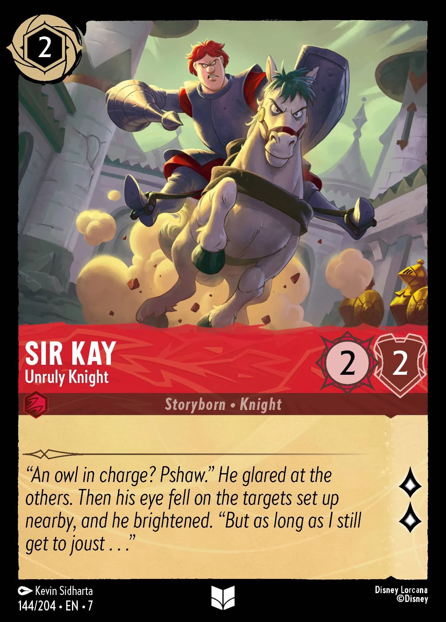Sir Kay - Unruly Knight 144/204 from Archazia's Island