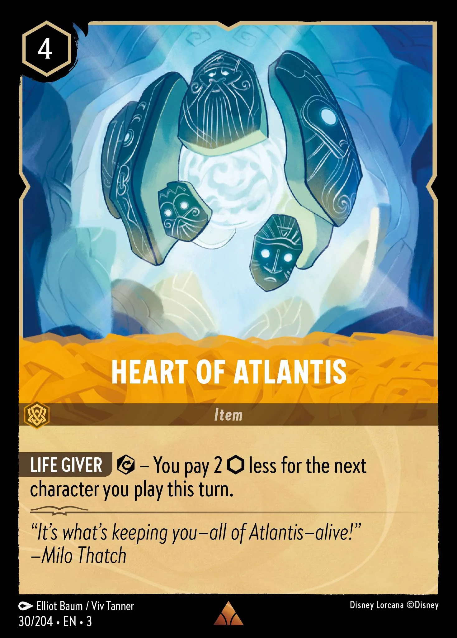 Heart of Atlantis 30/204 from Into the Inklands