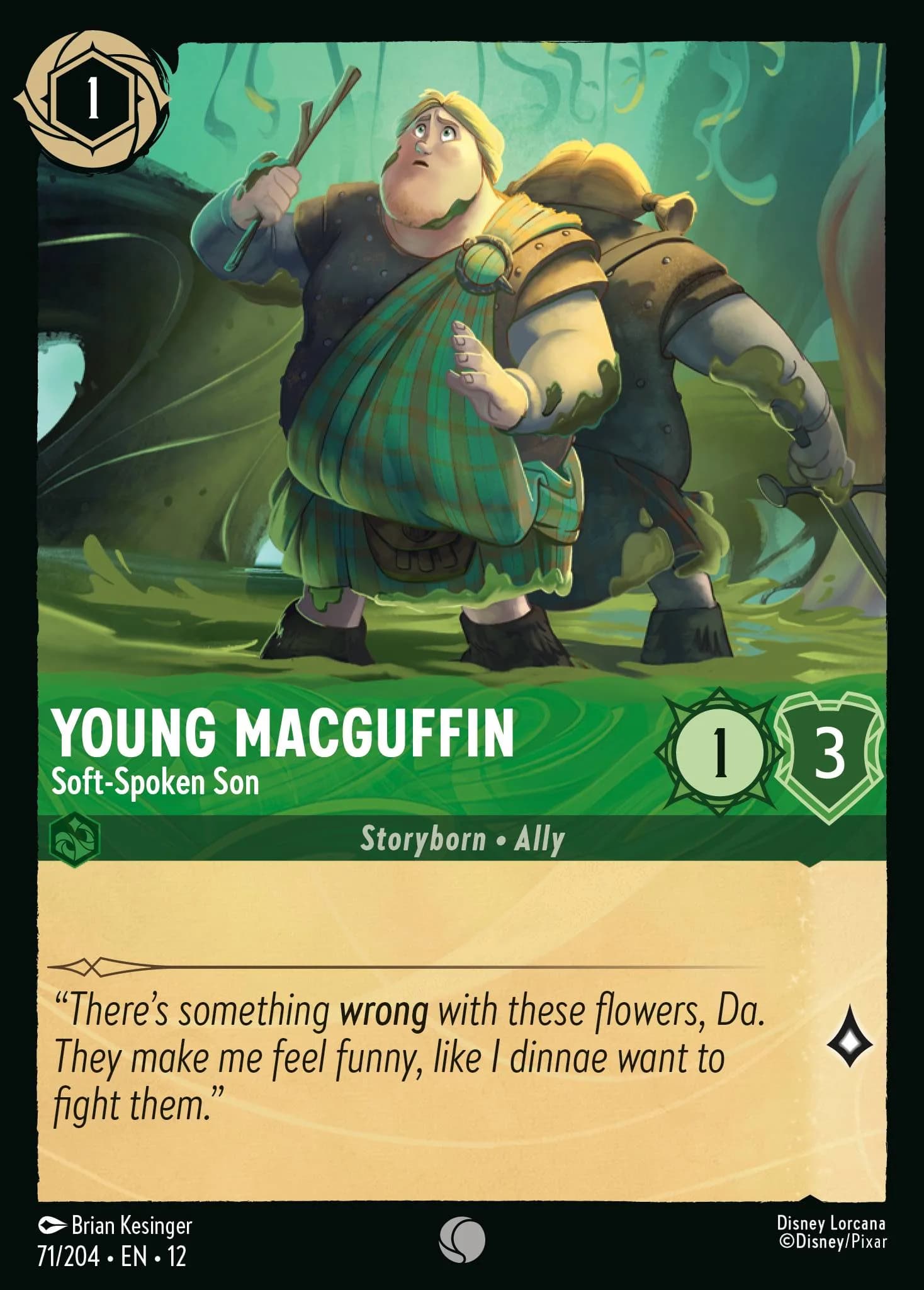 Young MacGuffin - Soft-Spoken Son 71/204 from Wilds Unknown