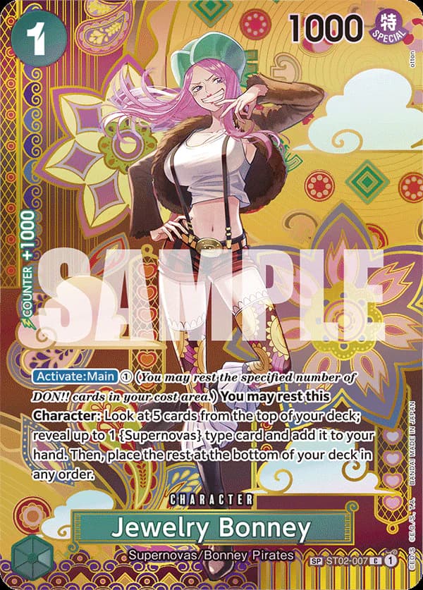 Jewelry Bonney ST02-007 Official alternate printing 2
