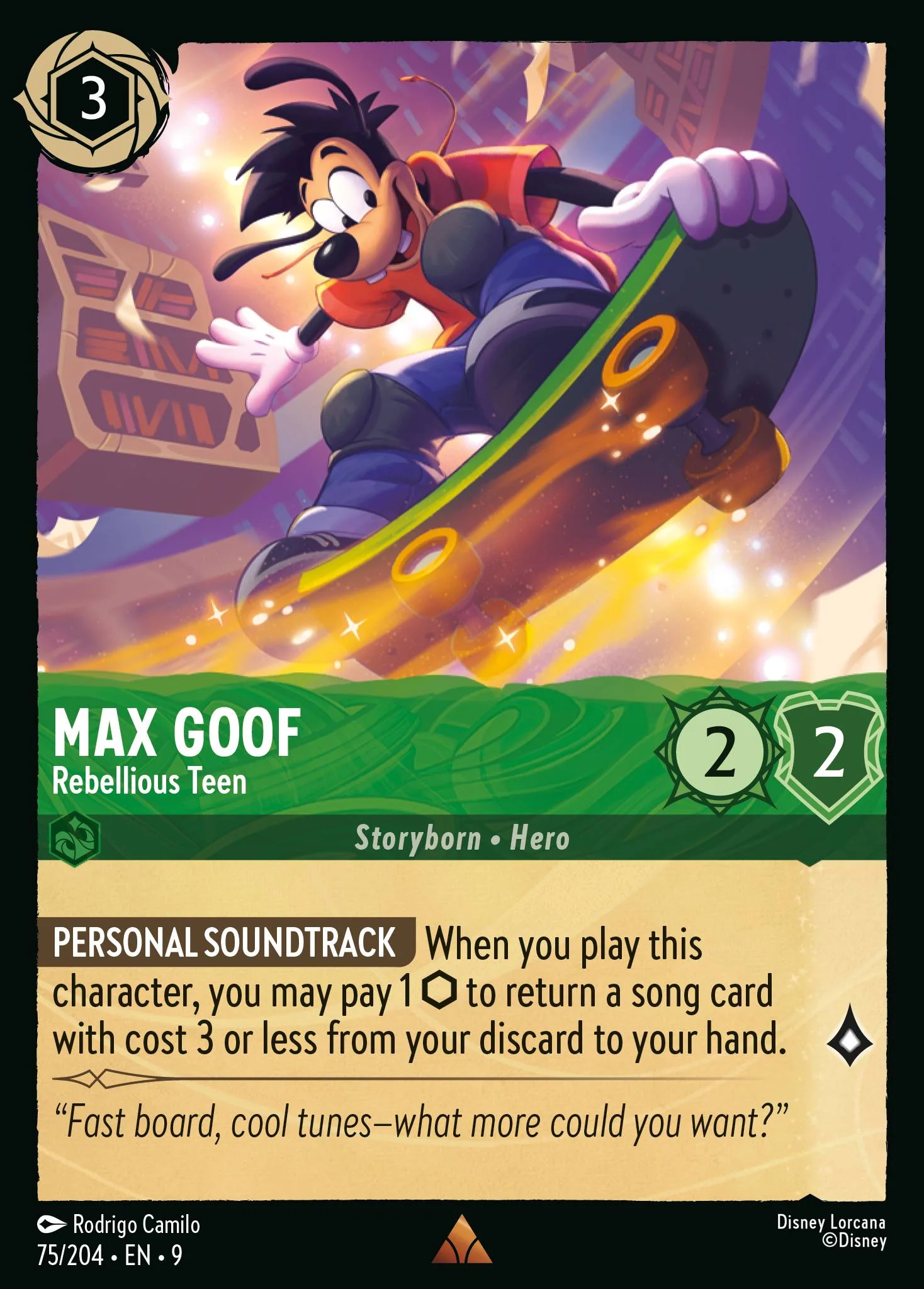 Max Goof - Rebellious Teen 75/204 from Fabled