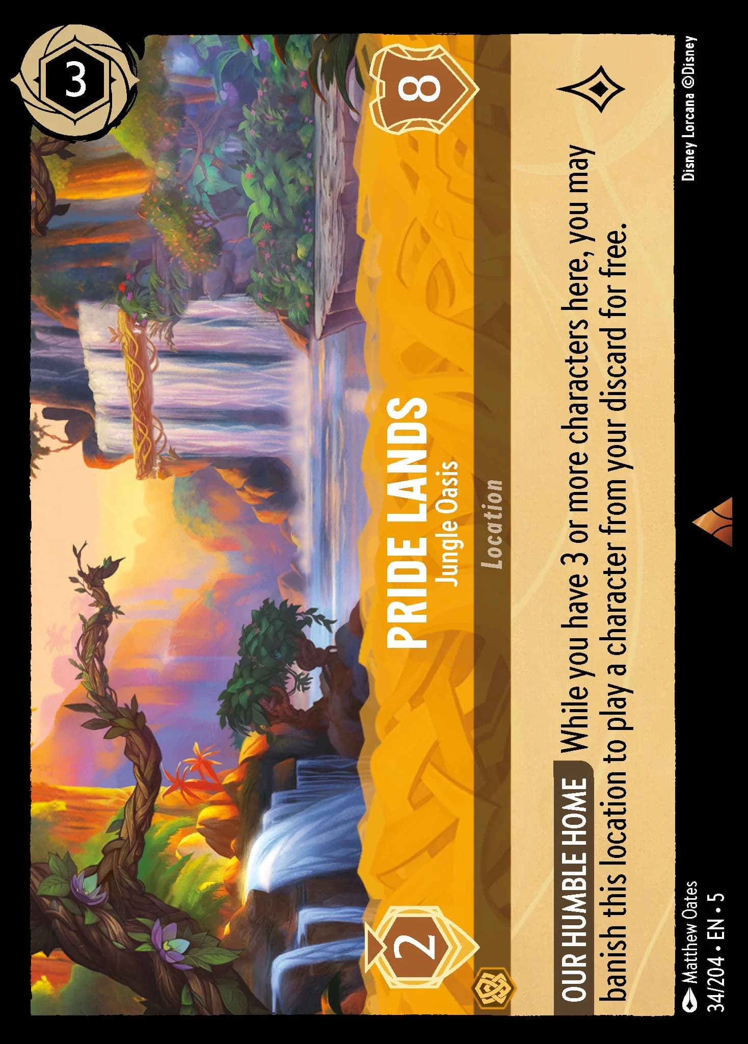 Pride Lands - Jungle Oasis 34/204 from Shimmering Skies