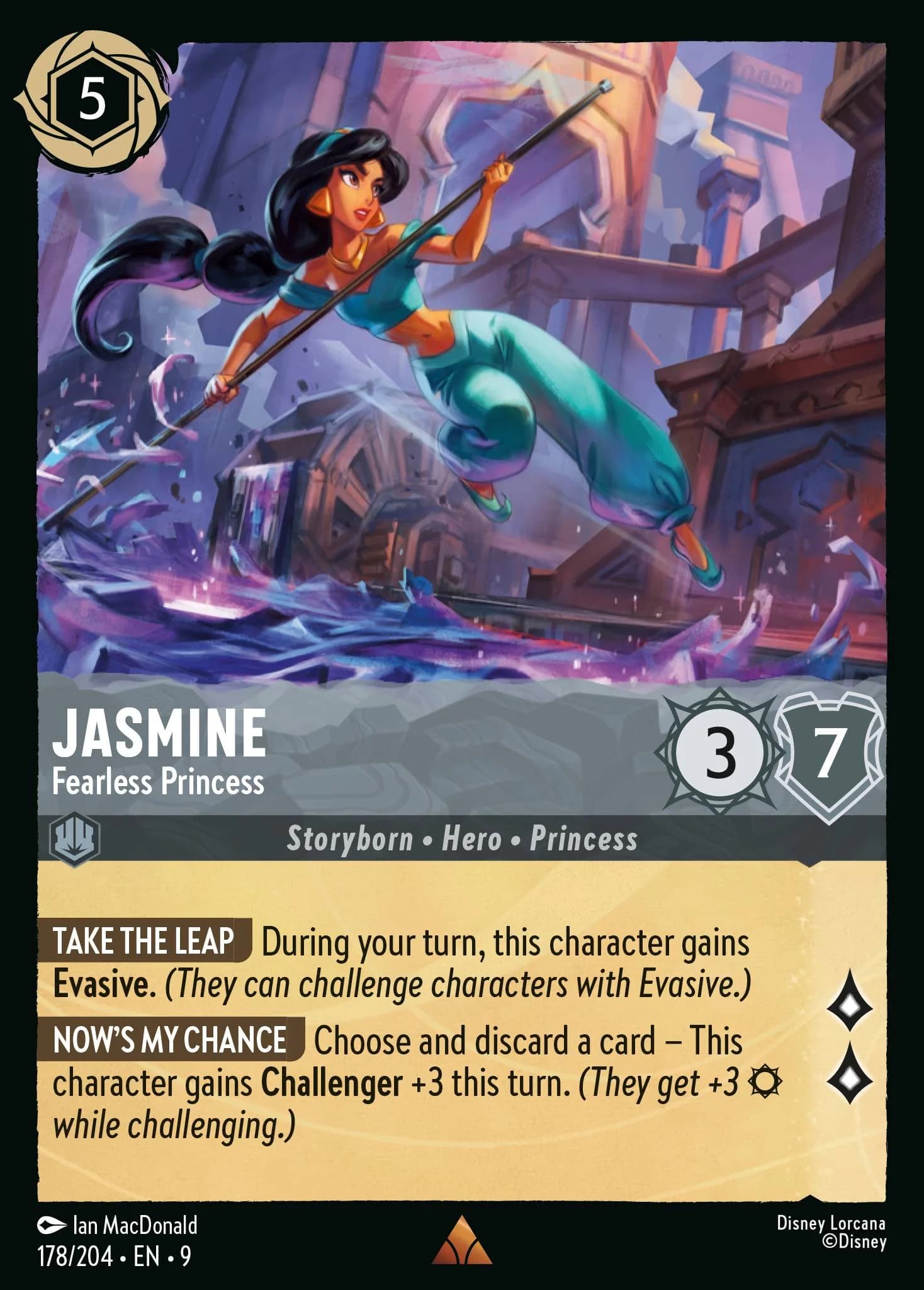 Jasmine - Fearless Princess 178/204 from Fabled
