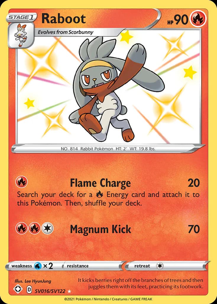 Raboot SV016/SV122 from Shining Fates