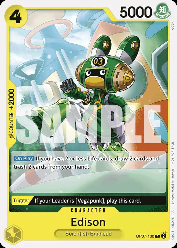 Edison OP07-100 Official alternate printing 1
