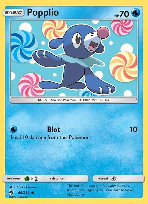 Popplio 65/214 from Lost Thunder