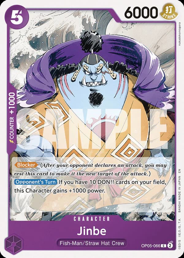 Jinbe OP05-066 Official alternate printing r2
