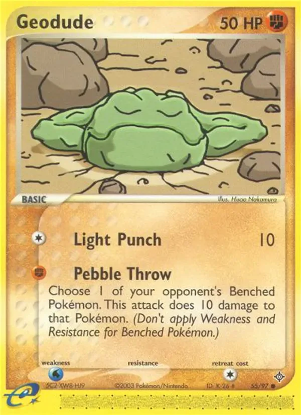 Geodude 55/97 from EX Dragon