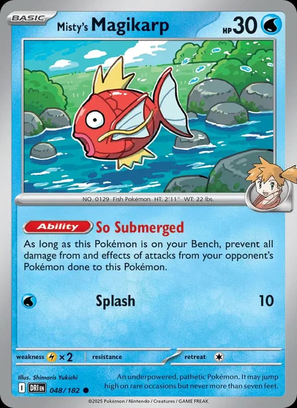 Misty's Magikarp 048/182 from Destined Rivals