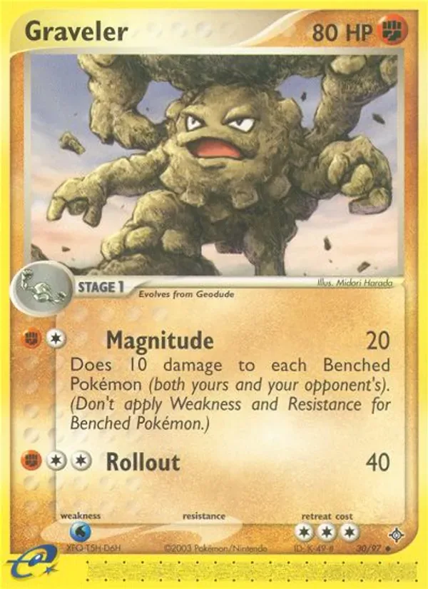 Graveler 30/97 from EX Dragon