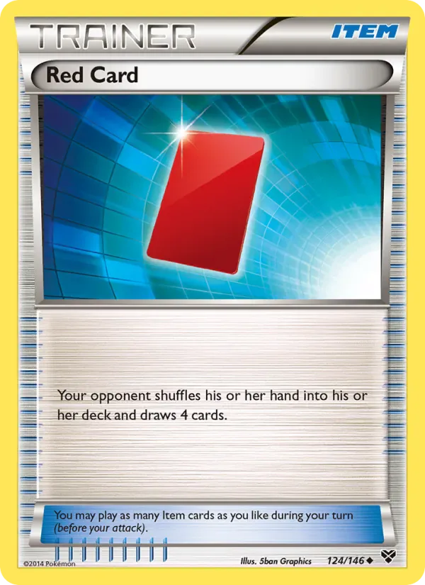 Red Card 124/146 from XY Base Set