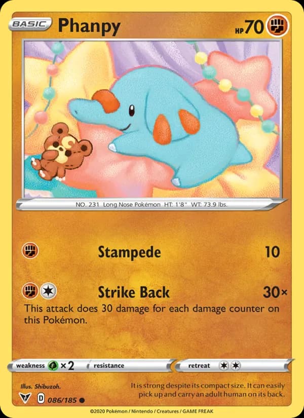 Phanpy 86/185 from Vivid Voltage
