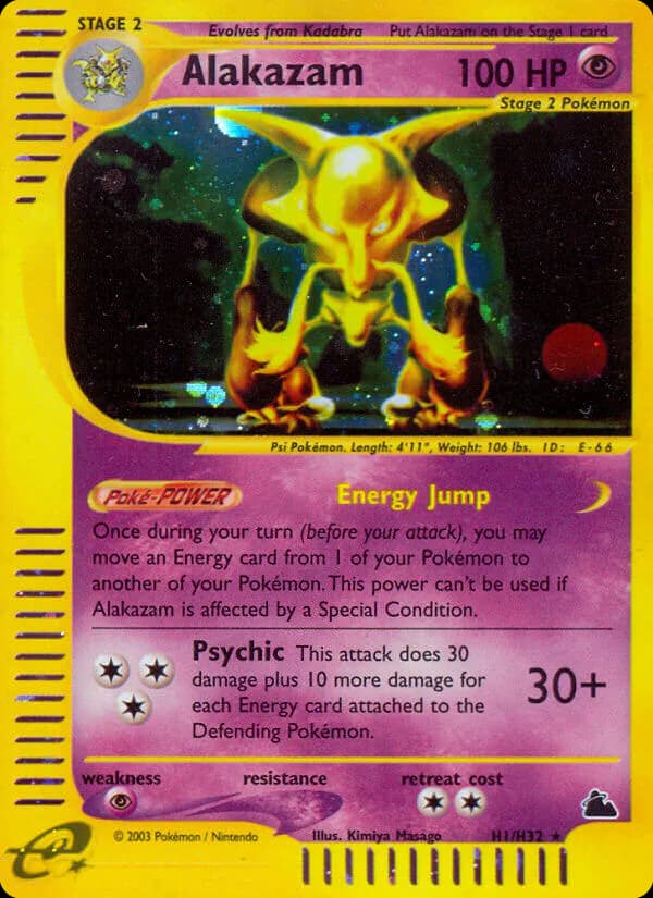 Alakazam H01/144 from Skyridge