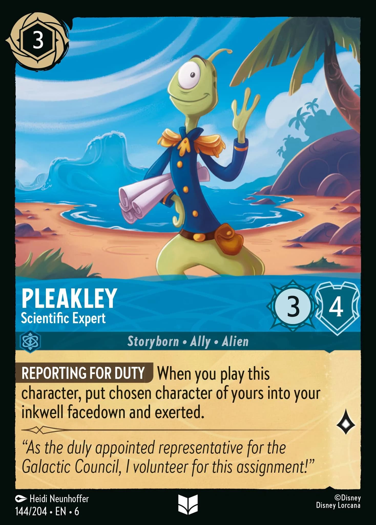 Pleakley - Scientific Expert 144/204 from Azurite Sea