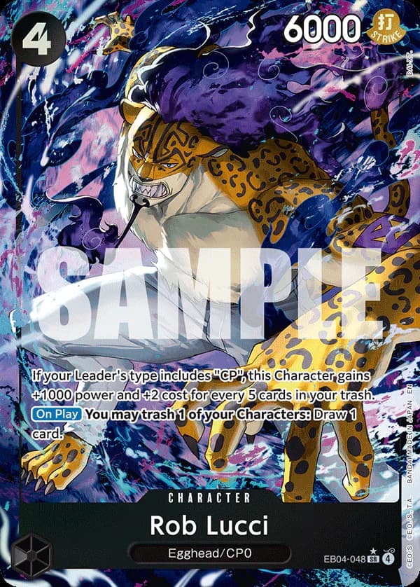 Rob Lucci EB04-048 Official alternate printing 1