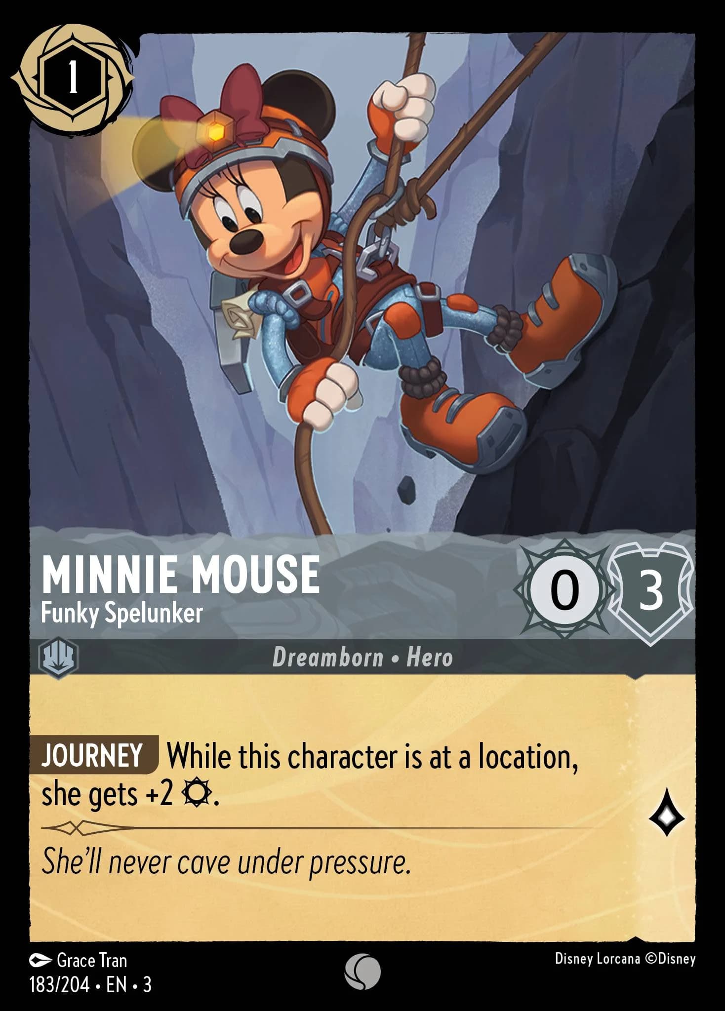 Minnie Mouse - Funky Spelunker 183/204 from Into the Inklands