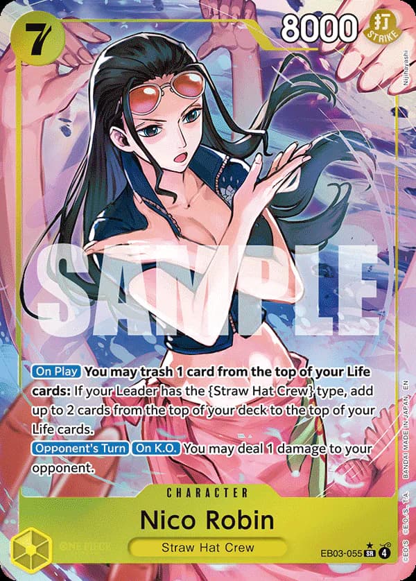 Nico Robin EB03-055 Official alternate printing 1