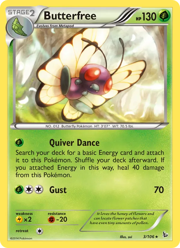 Butterfree 3/106 from Flashfire