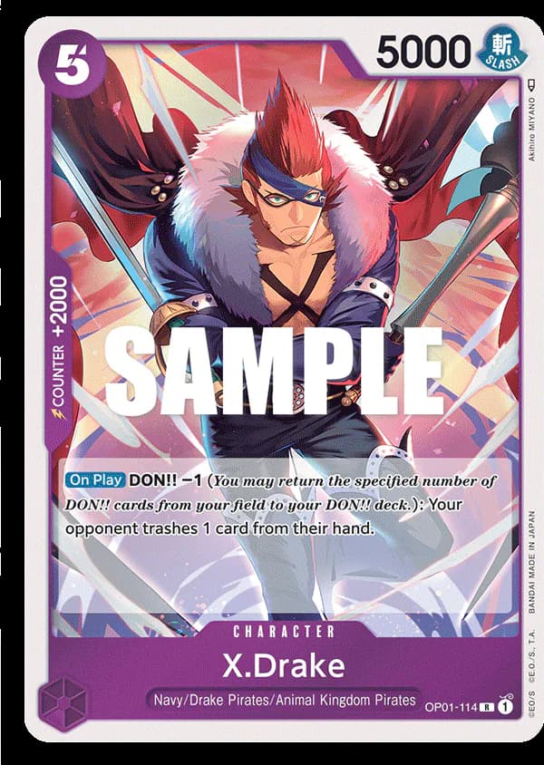 X.Drake OP01-114 Standard printing