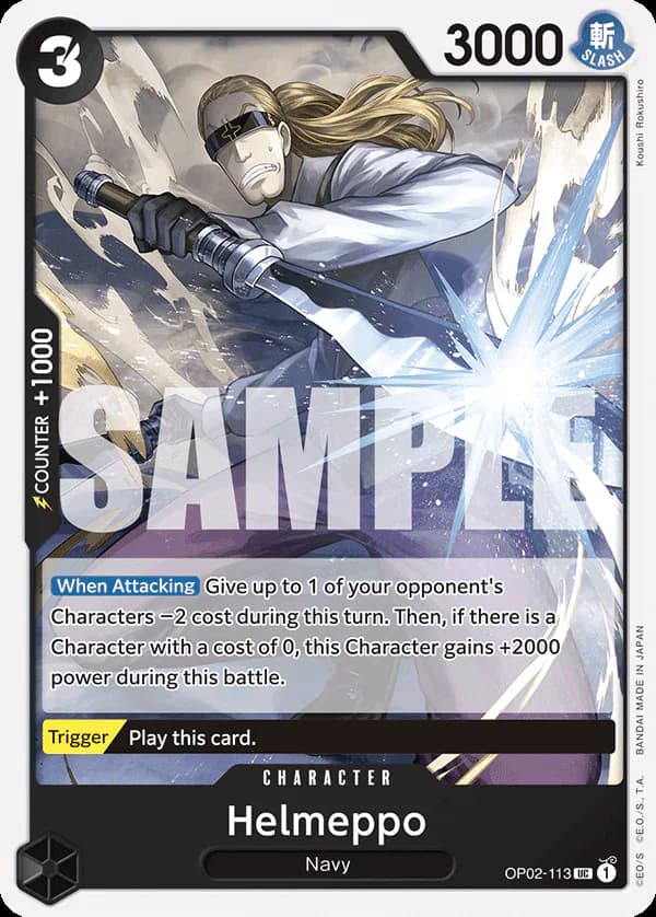 Helmeppo OP02-113 Official alternate printing r1