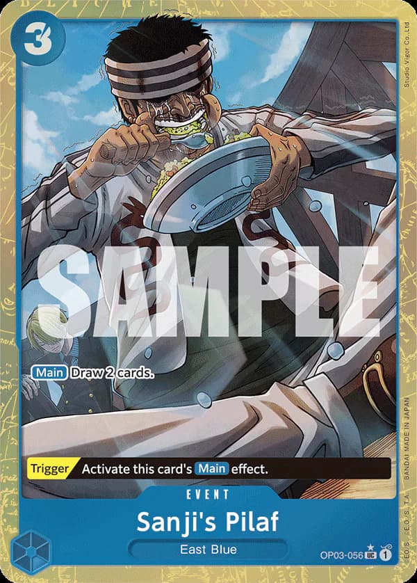 Sanji's Pilaf OP03-056 Official alternate printing 4