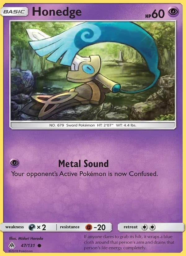 Honedge 47/131 from Forbidden Light