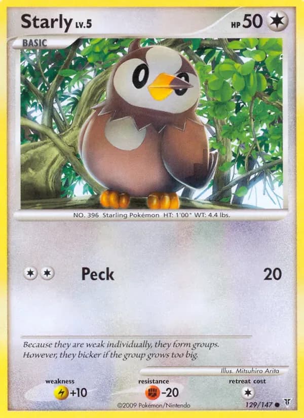 Starly 129/147 from Supreme Victors
