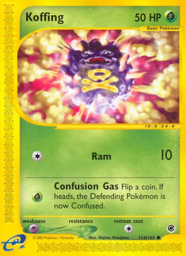 Koffing 114/165 from Expedition Base Set