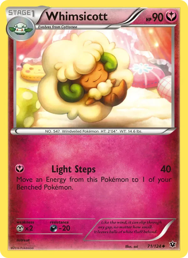 Whimsicott 71/124 from Fates Collide