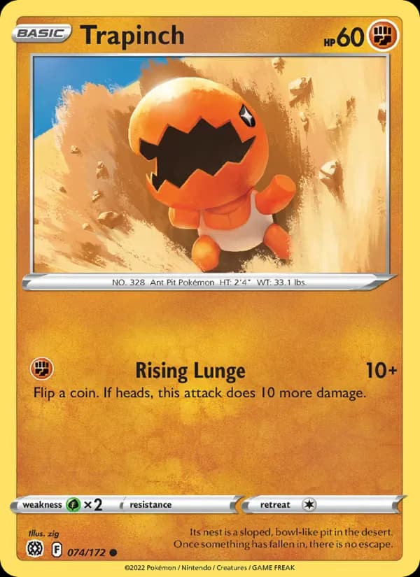 Trapinch 074/172 from Brilliant Stars