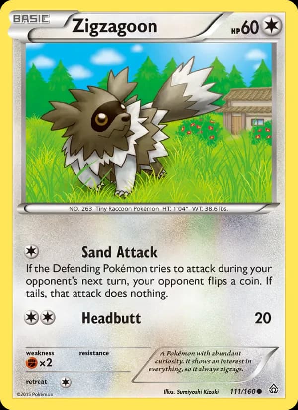 Zigzagoon 111/160 from Primal Clash
