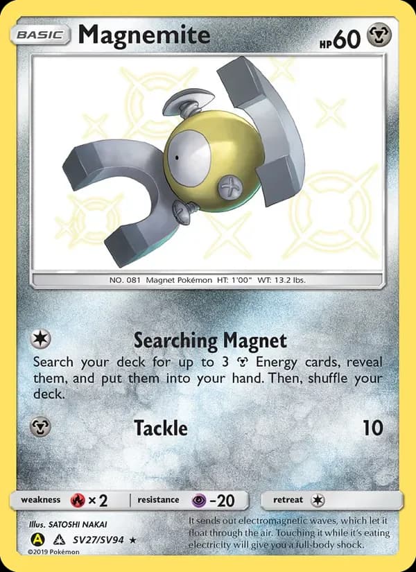 Magnemite SV27/SV94 from Hidden Fates