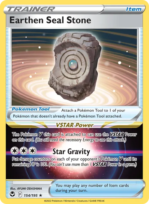 Earthen Seal Stone 154/195 from Silver Tempest