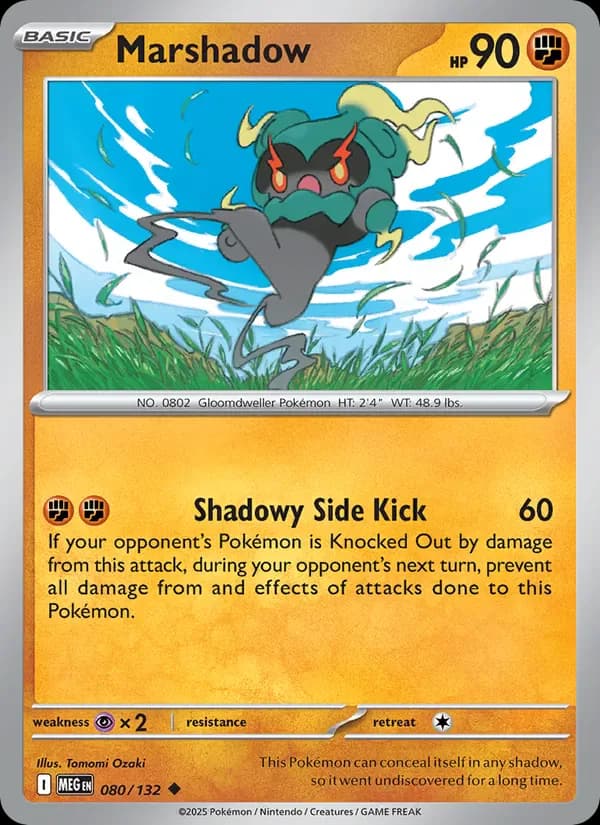 Marshadow 080/132 from Mega Evolution