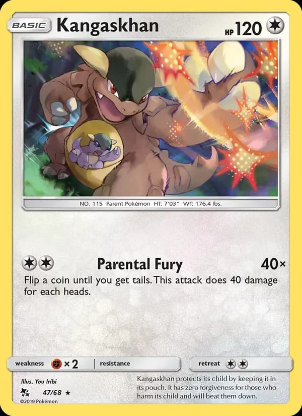 Kangaskhan 47/68 from Hidden Fates