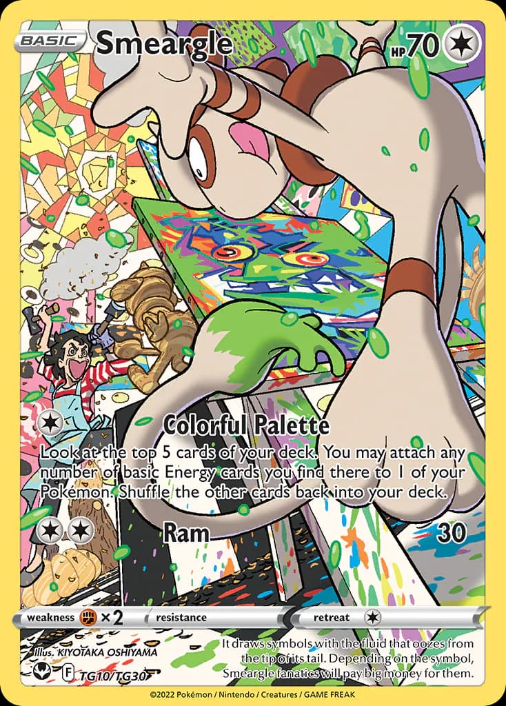 Smeargle TG10/TG30 from Silver Tempest
