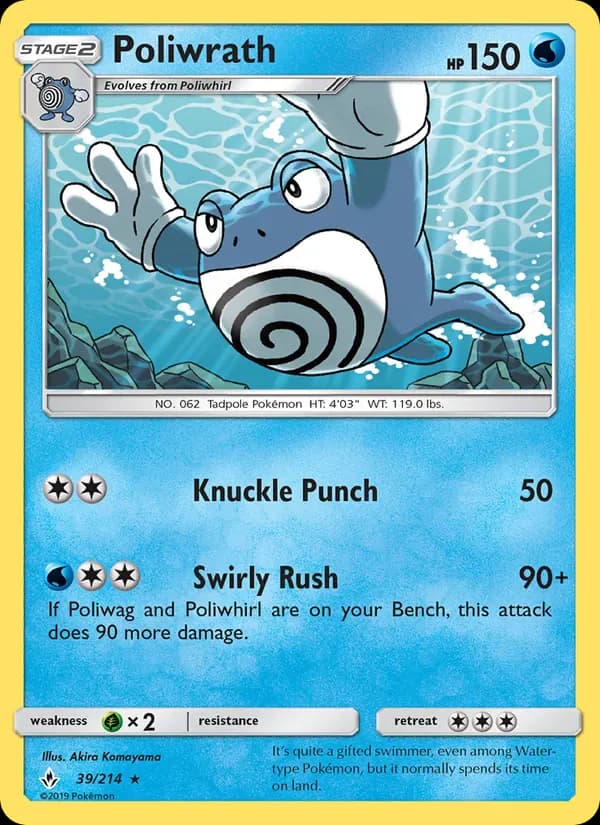 Poliwrath 39/214 from Unbroken Bonds