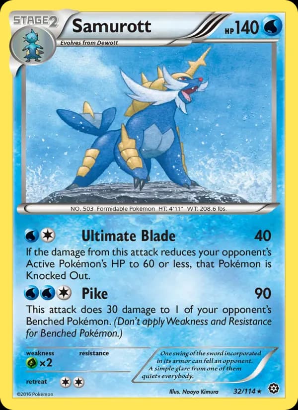 Samurott 32/114 from Steam Siege