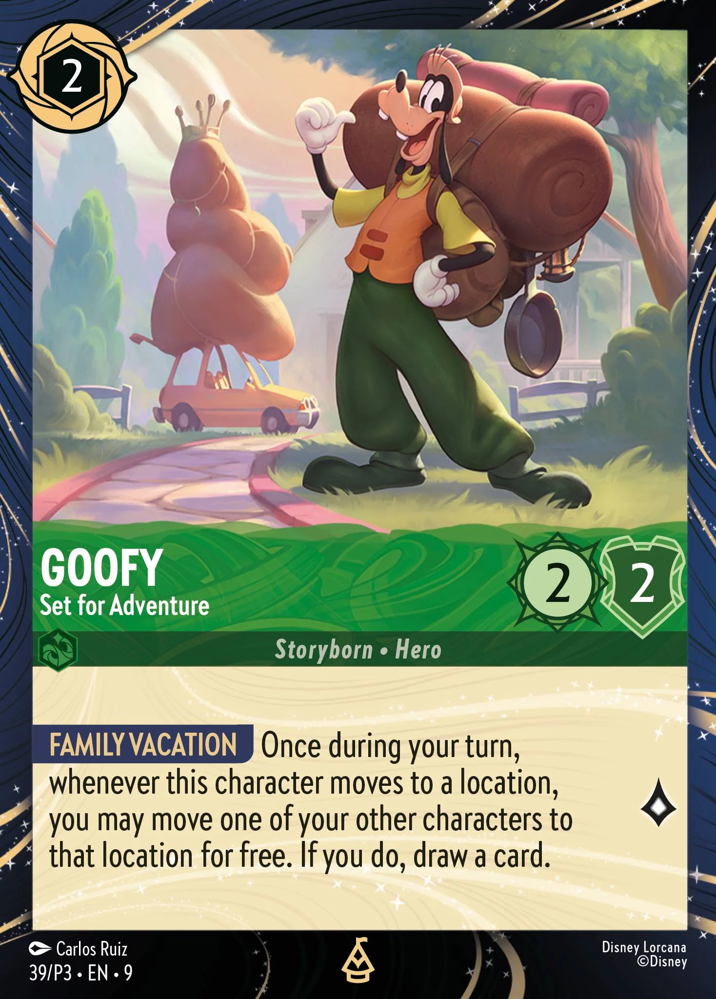 Goofy - Set for Adventure 39/P3 from Fabled