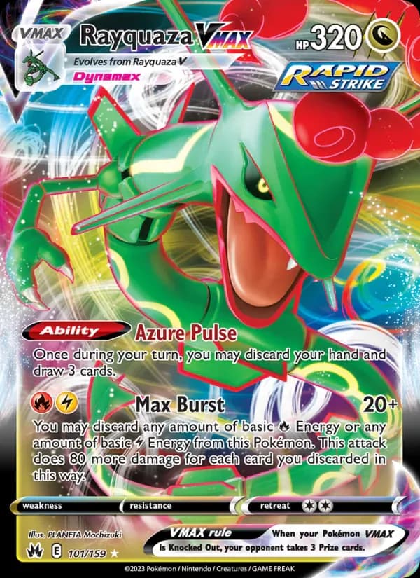 Rayquaza VMAX 101/159 from Crown Zenith