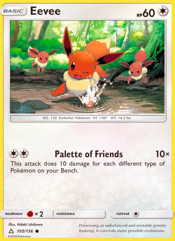 Eevee 105/156 from Ultra Prism