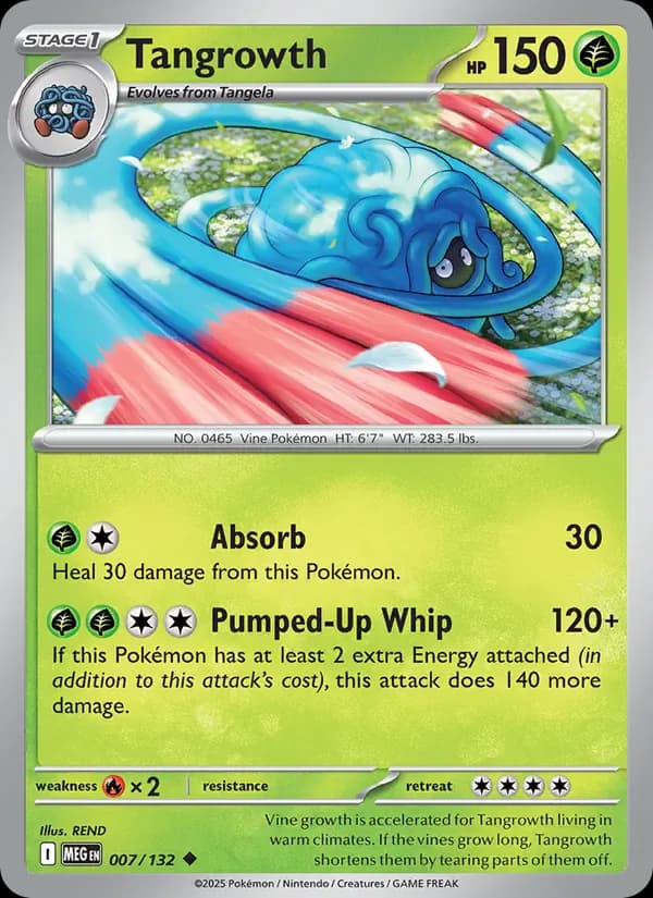 Tangrowth 007/132 from Mega Evolution